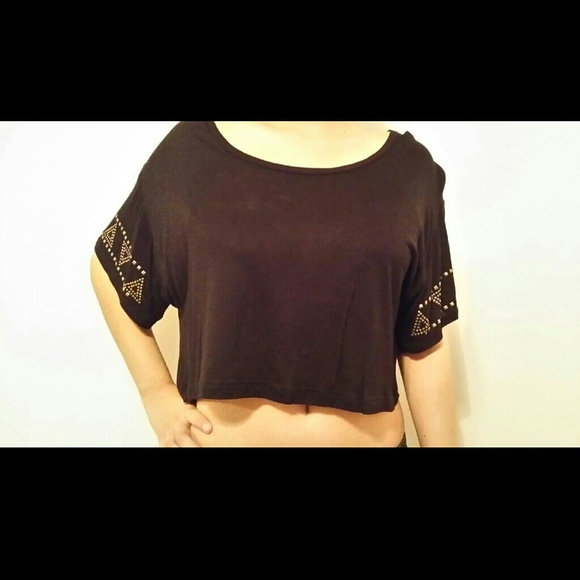 Black Crop Top