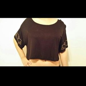 Black Crop Top