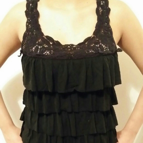 Black Lacey Top