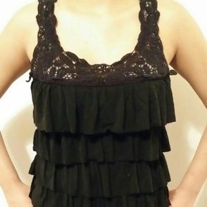Black Lacey Top