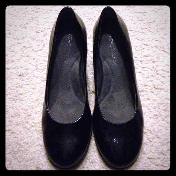 Patent Leather Wedge