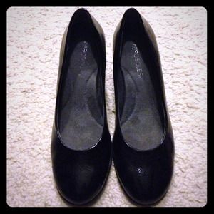 Patent Leather Wedge