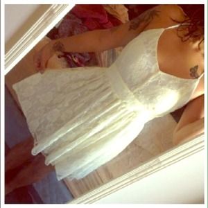 💔SOLD💔Sexy Marilyn Monroe White Lace Dress