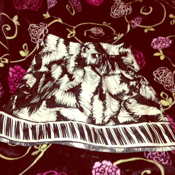 Black and white skirt