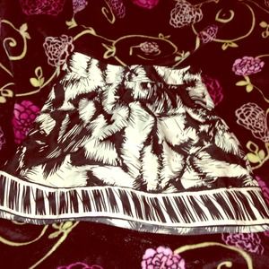 Black and white skirt