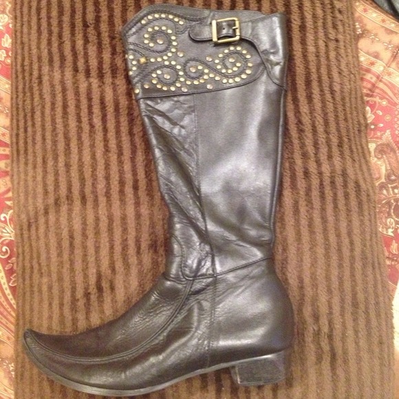 🔥🔥BLACK LEATHER BOOTS