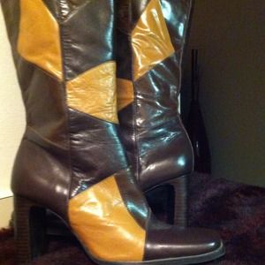 "Brown, Tan and Carmel boots"