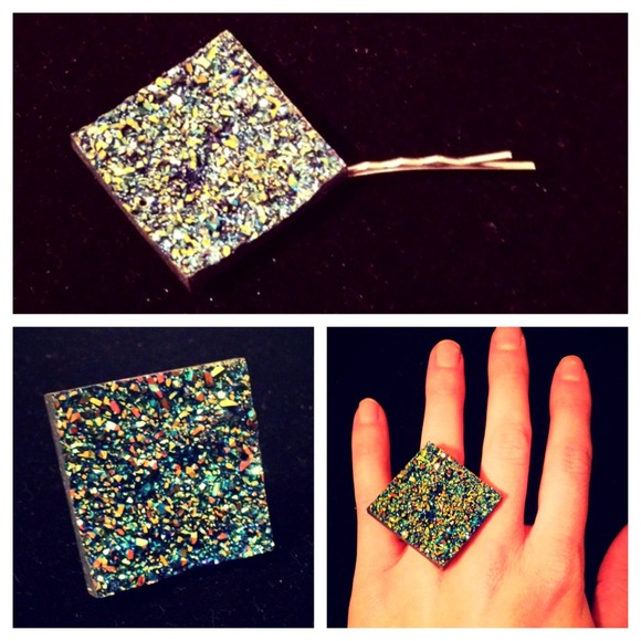 Statement ring and hairpin - Picture 1 of 2