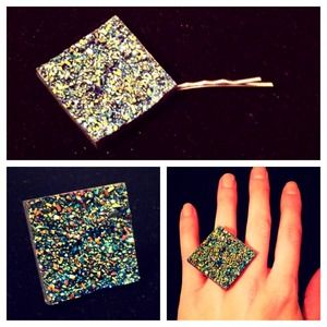 Statement ring and hairpin