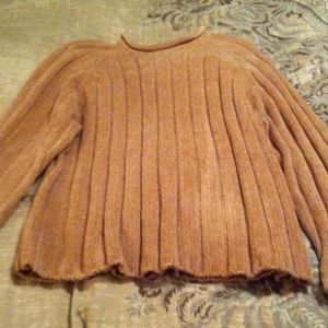 Acrylic blend beige top