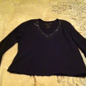 Long sleeve black top. Good condition