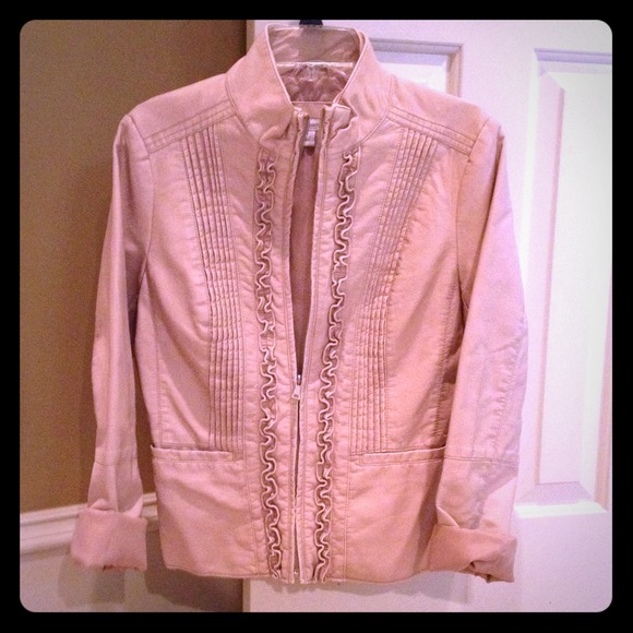 FAUX LEATHER JACKET IN MEDIUM