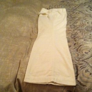 Cream corduroy pants