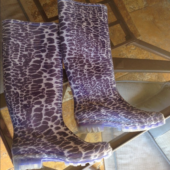 Coach rain boots ! Used it once for a field trip!