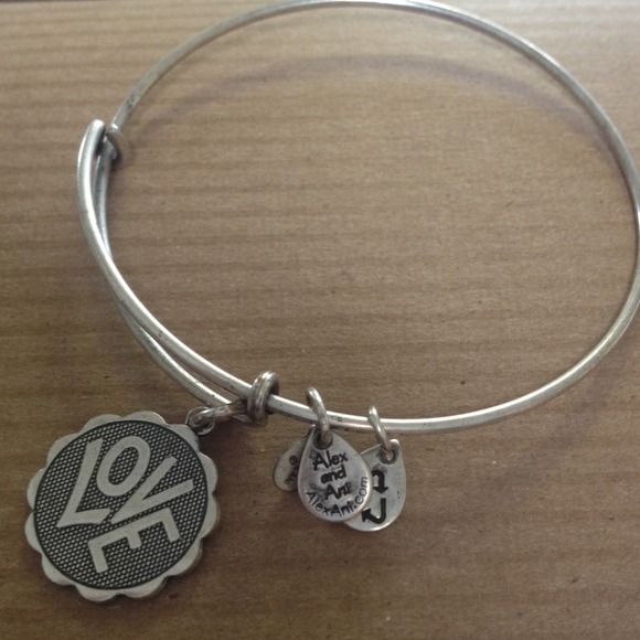 Sold in bundle!! Alex and ani love bangle