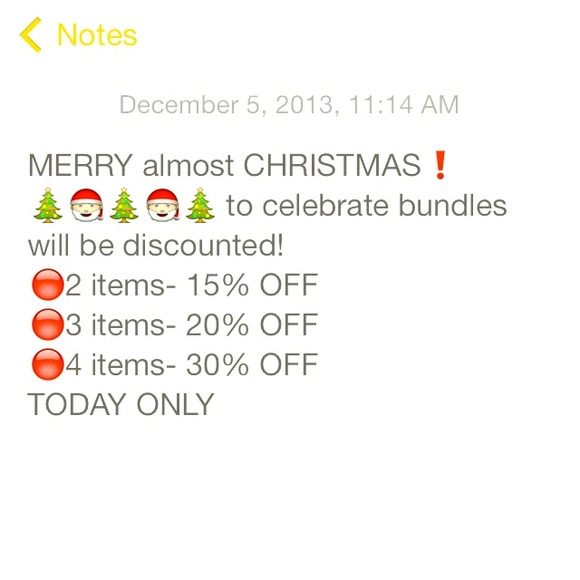 BUNDLE SALES