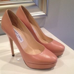 Jimmy Choo Cosmic Leather Pumps