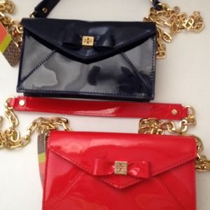 NEWLY REDUCED! Tory Burch Bow Envelope Cross-body