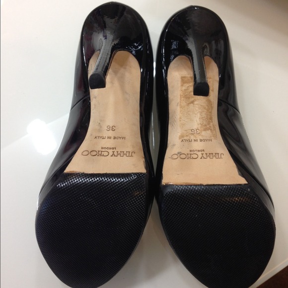 💯 Authentic Jimmy Choo Peep Toe Pumps OBO - Picture 4 of 4