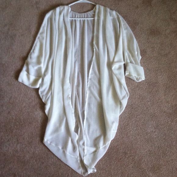 🚫SOLD🚫 American Apparel Chiffon Shawl Cardigan - Picture 1 of 4