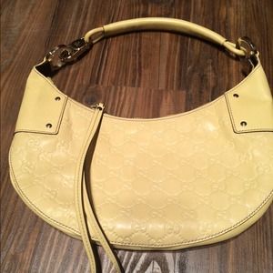 Authentic GUCCI handbag Yellow