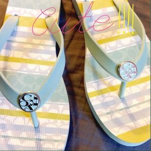 Alessa Scarf painted Slippers