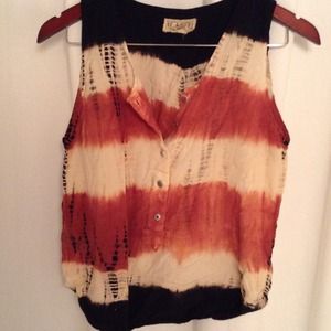 ❌Sold❌Bohemian tie dye tank from India!