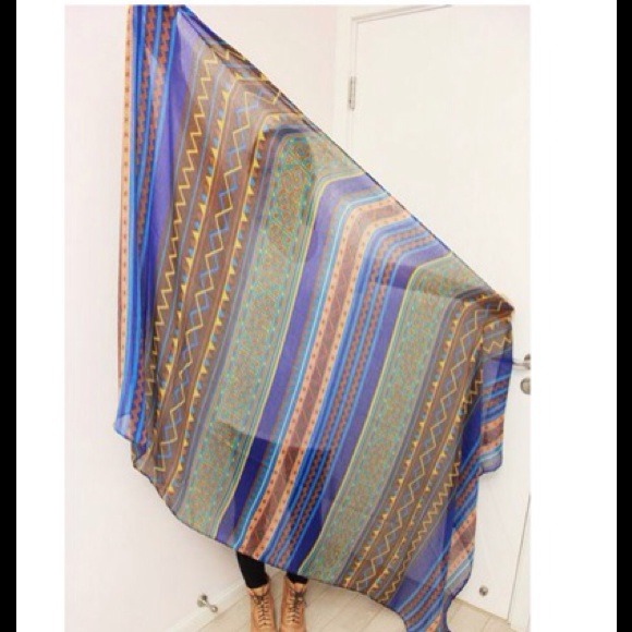 💥💓Aztec XL cotton scarf💥💓2 for $30 - Picture 3 of 3