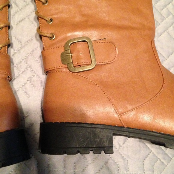 Lace up Back Riding Boots - Picture 2 of 4