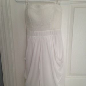 A pretty white dress for a special occasion!