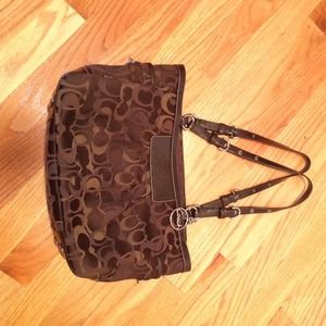 Authentic coach brown should bag