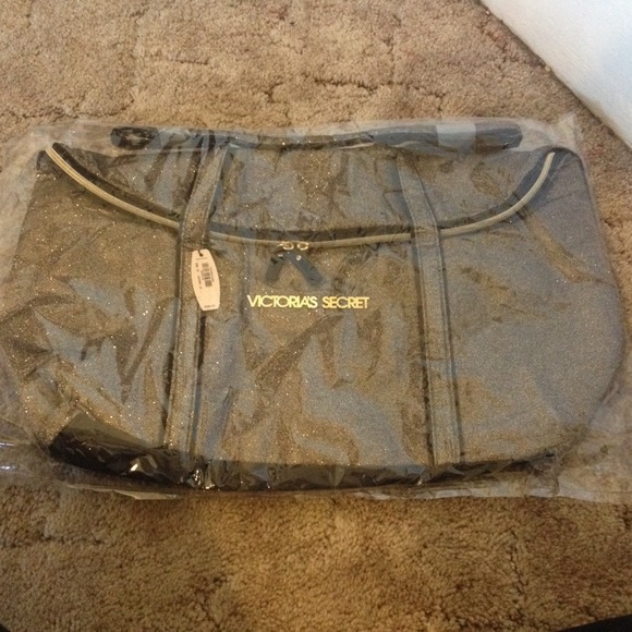 Glitter Victoria's Secret duffle bag