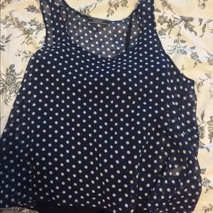 Polka dot top!