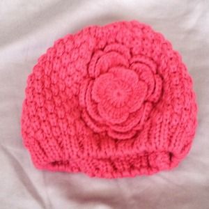 Knitted baby hat