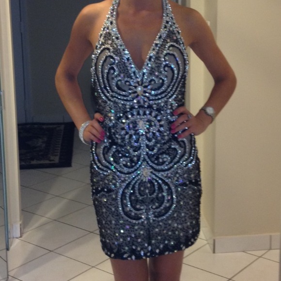 Like New Terani Beaded Couture Dress