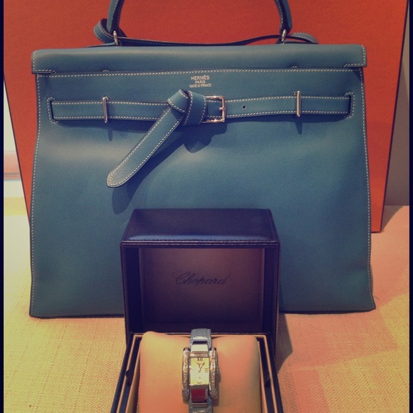 Hermes Kelly Flat + Chopard La Strada