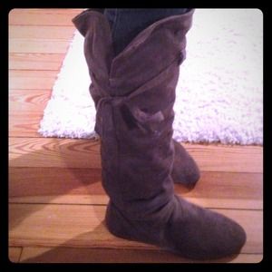 Tall Dark Gray Aldo Boots