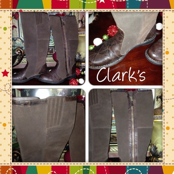 New Price Cut! ❤️ Brand New! CLARK's RIDING boots. Suede/leather. FREE SHIPPING!