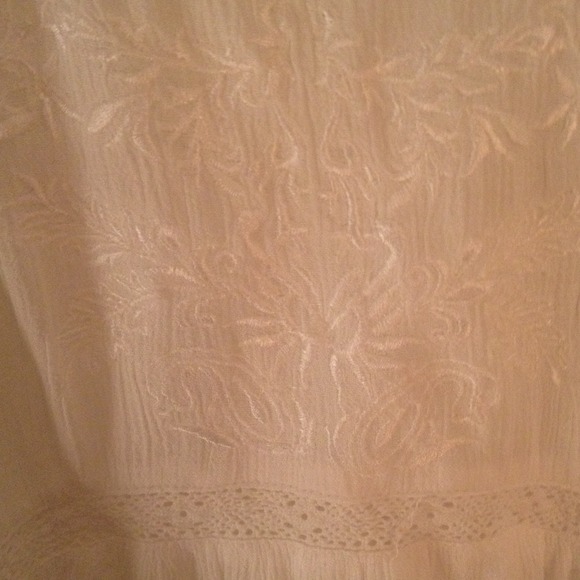 Bohemian style white shirt from true religion - Picture 2 of 4