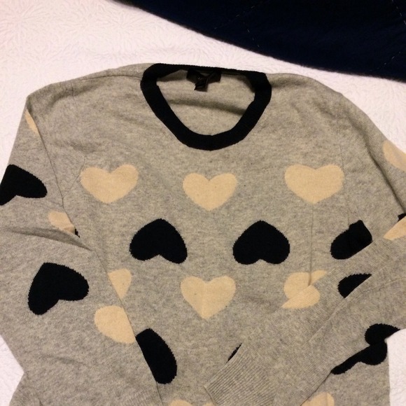 J. Crew Sweaters - J Crew Intarsia Wool Heartbreaker Sweater