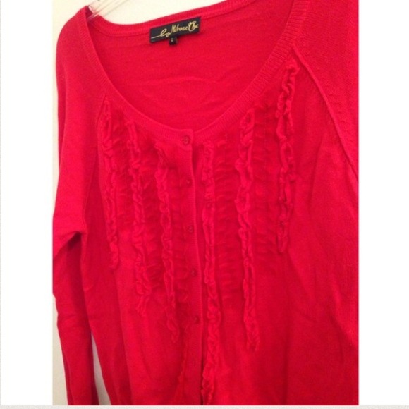 ️Bright Red Cardigan - Picture 2 of 3