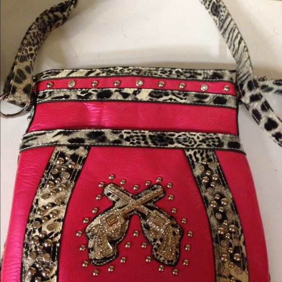 Cross body bling purse