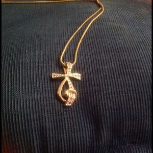 STERLING SILVER AND PINK SAPPHIRE NECKLACE