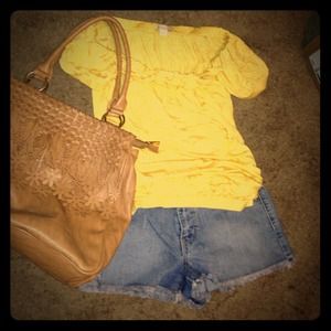 🌞 casual yellow blouse