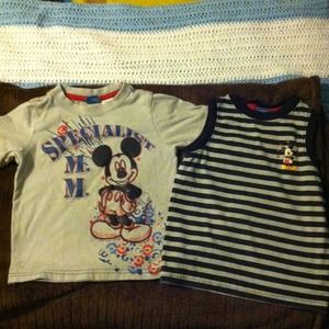 TWO FOR ONE MICKEY MOUSE SHIRTS!