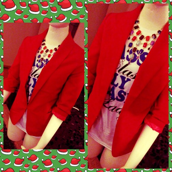 Jackets & Blazers - 🆕 RED BLAZER REDUCED  ( Priced to sell)