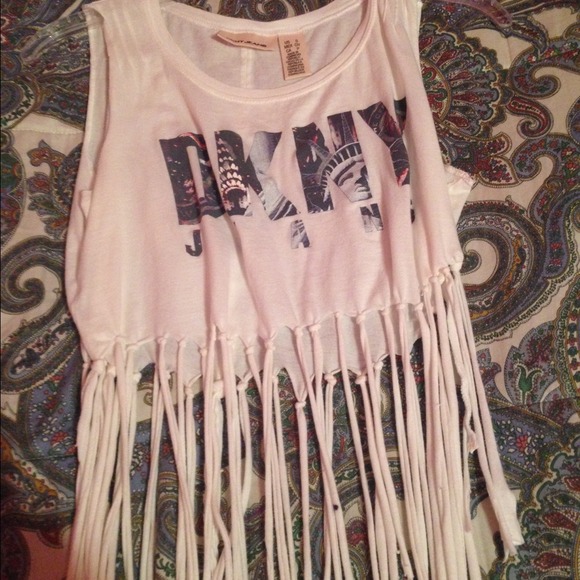 DKNY Fringe shirt