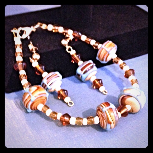 ❌SOLD❌CRYSTAL BRACELET & EARRINGS SET👐