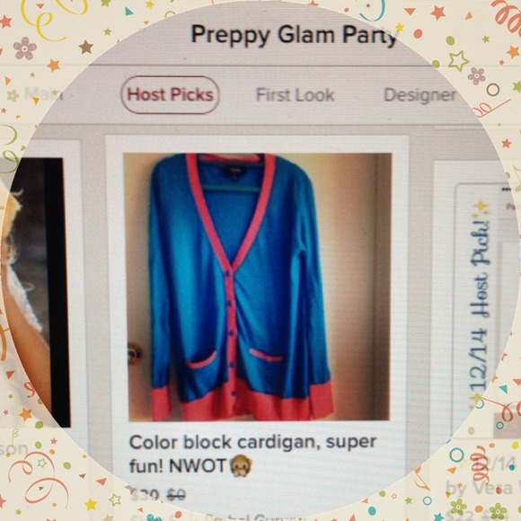 ๐๐HOST PICK 12/13๐๐ Colorful cardigan! NWOT - Picture 4 of 4