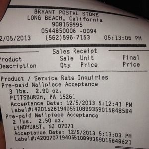 Shipped orders